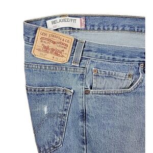 Levis 550 Relaxed Fit Men's 36X30‎ Blue Work Denim Jeans